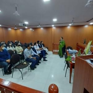 Hindi Vidhya Prachar Samiti's College of Law Mumbai Moot Court Inaugural Ceremony 2021 photo 2